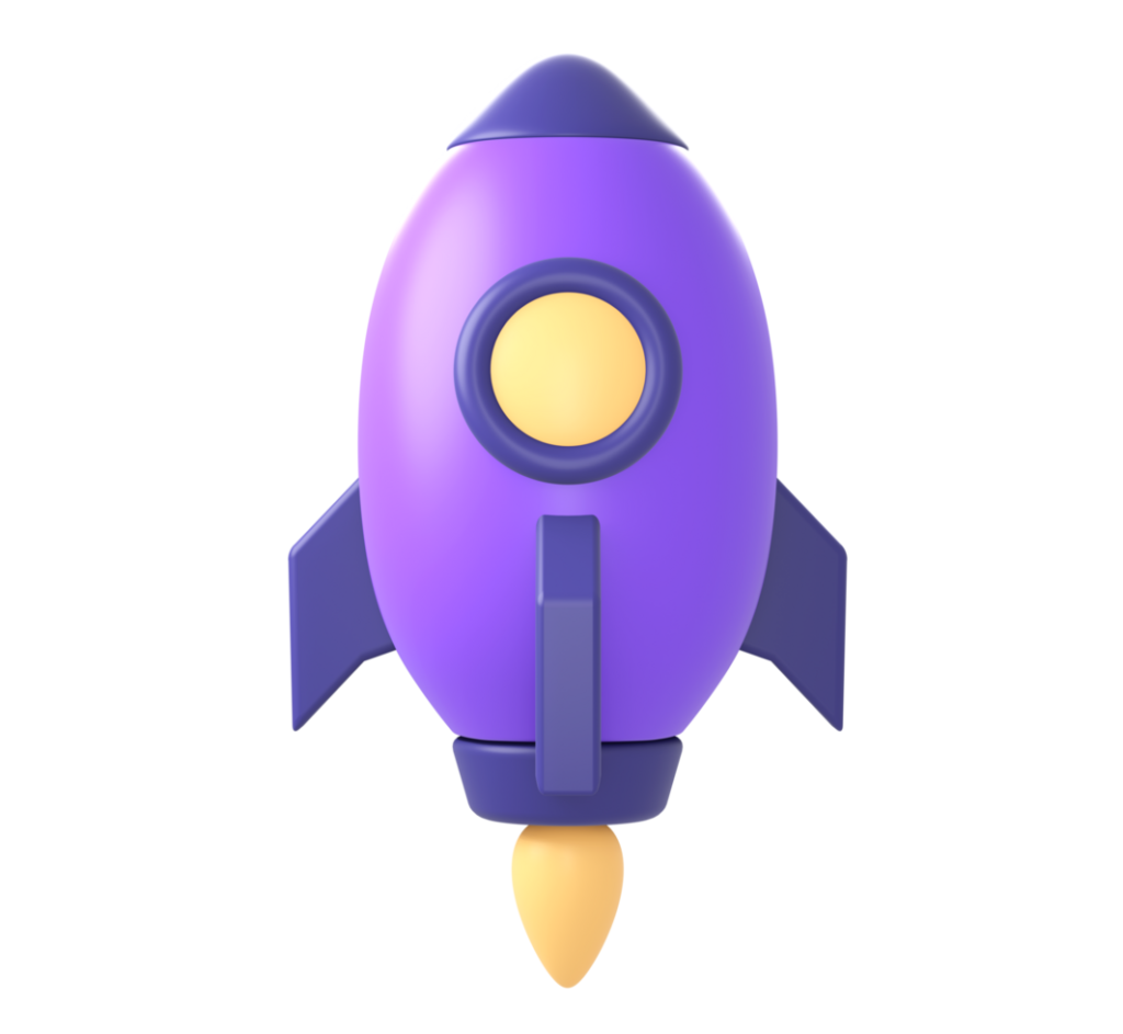 3d-purple-rocket-muypixelpng